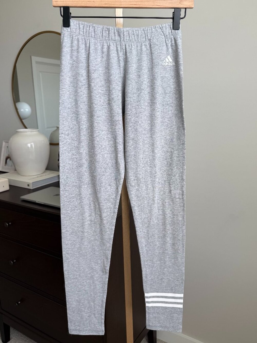 ADIDAS Women’s Grey Full-Length Leggings